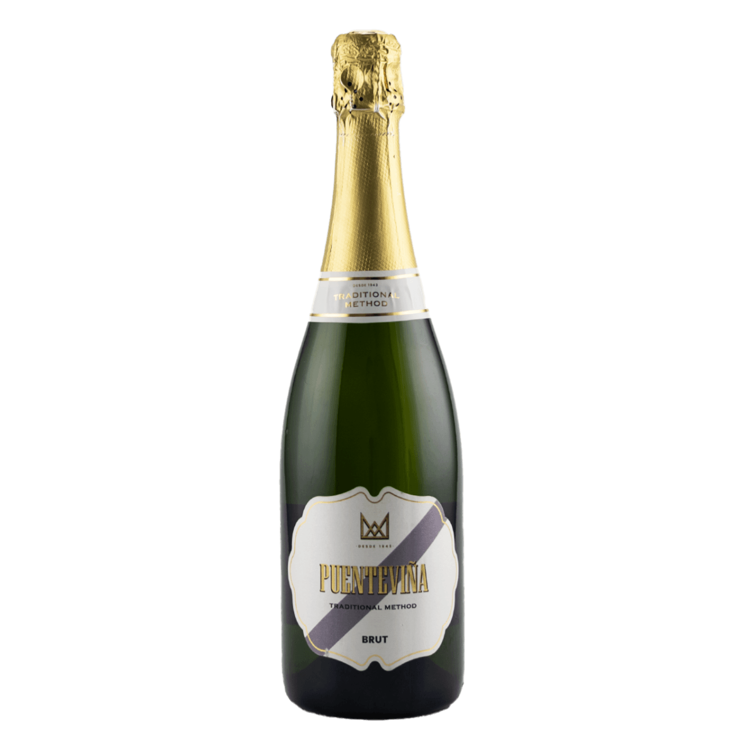 PUEN01000 Bodegas Lopez Morenas, Puenteviña Traditional method, Brut N.V. - Afbeelding 1