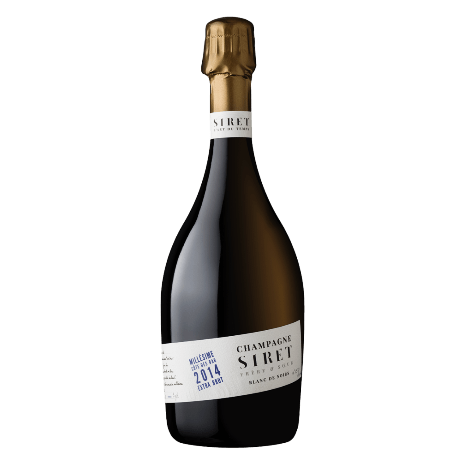 Siret Frère & Sœur Blanc de Noirs Millésime Côte des Bar Extra Brut Champagne