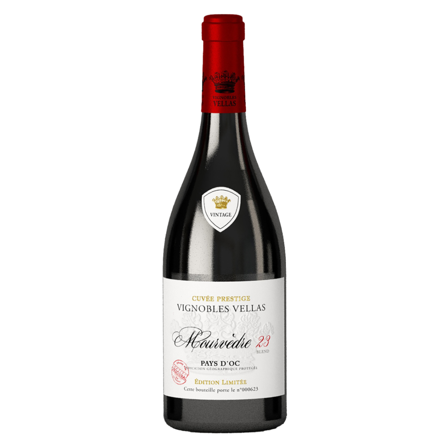 Vignobles Vellas Cuvée Prestige Édition Limitée Mourvèdre 23 Blend