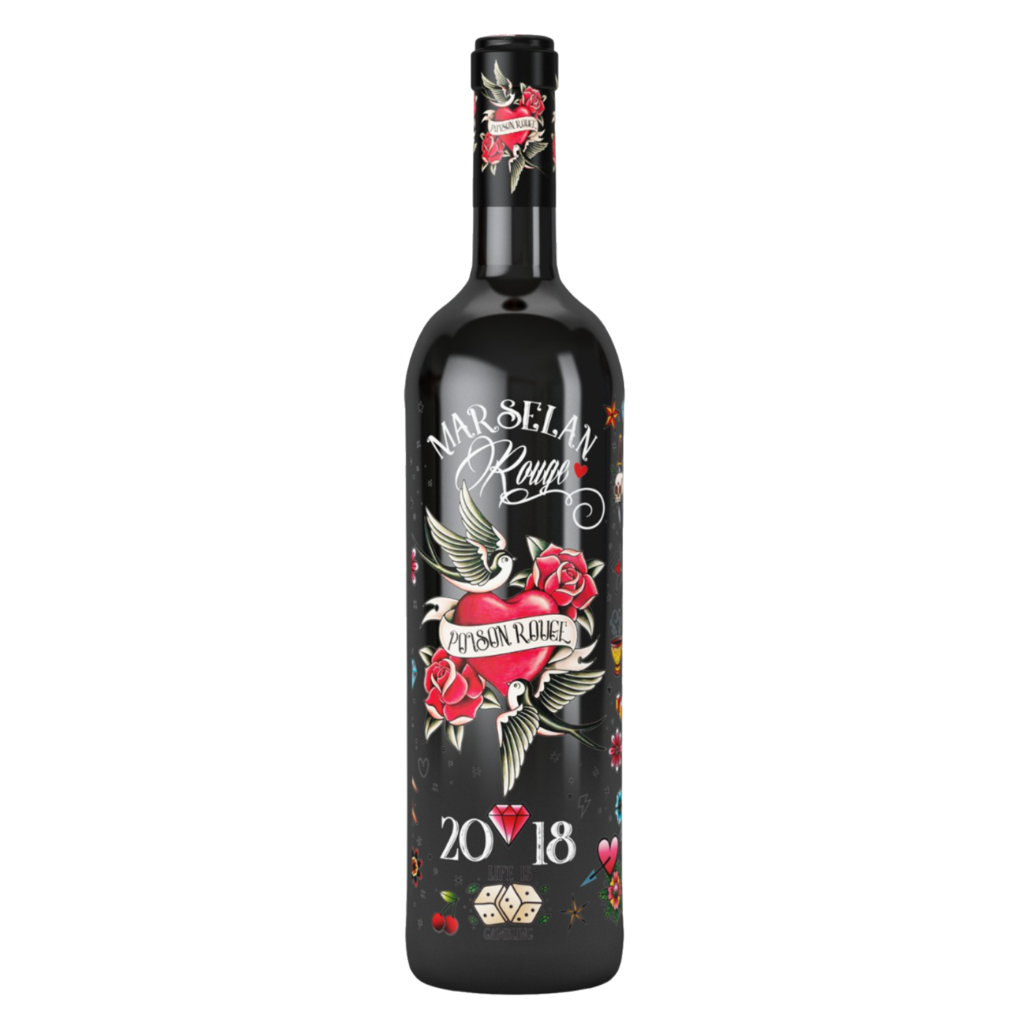 Vignobles Vellas Poison Rouge Marselan Rouge